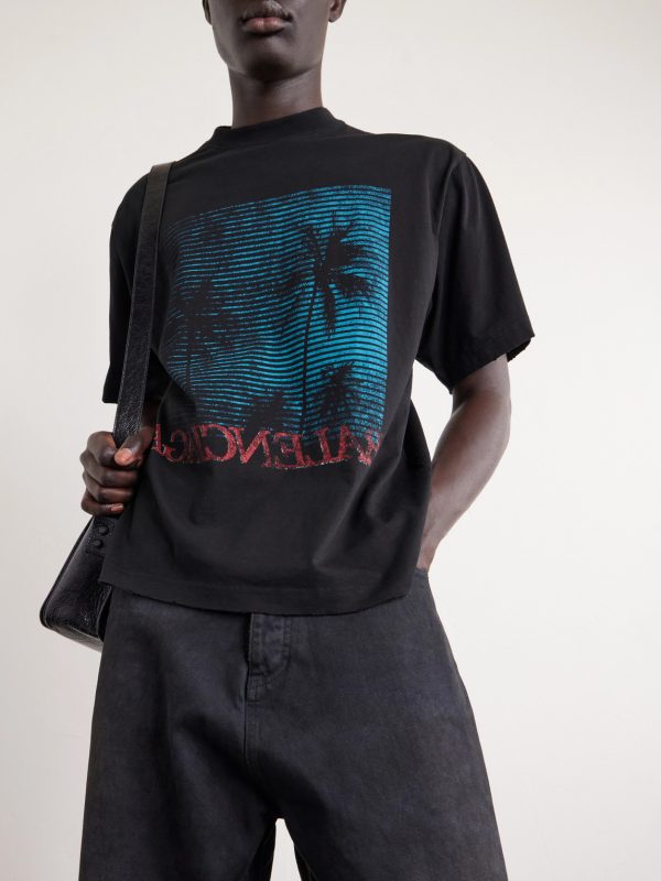 Printed Cotton-Jersey T-Shirt - CU