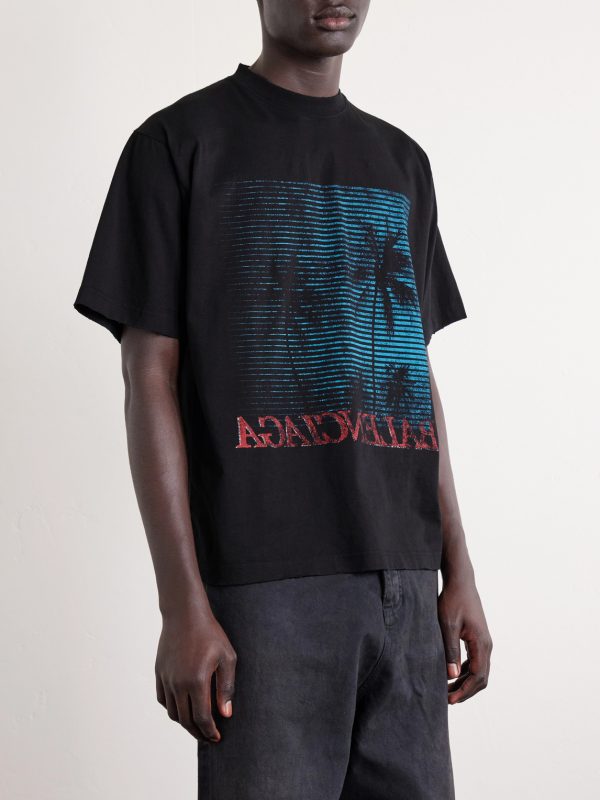 Printed Cotton-Jersey T-Shirt - FR