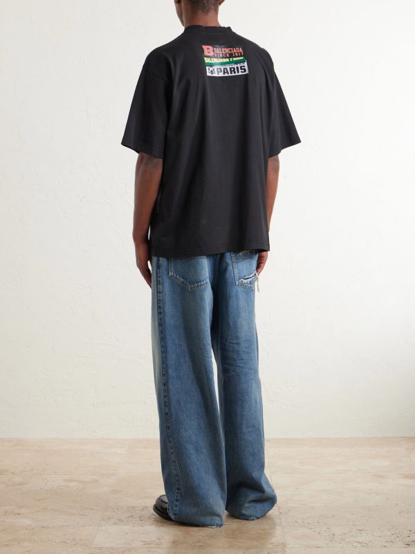 Printed Cotton-Jersey T-Shirt - BK Printed Cotton-Jersey T-Shirt - BK
