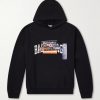 Logo-Detailed Cotton-Jersey Hoodie