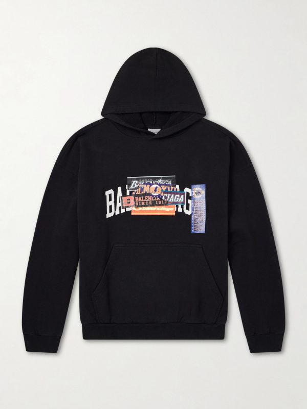 Logo-Detailed Cotton-Jersey Hoodie