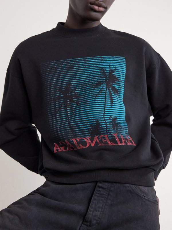 Printed Cotton-Jersey Sweatshirt - CU