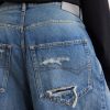 Wide-Leg Distressed Jeans - E1 Wide-Leg Distressed Jeans - E1