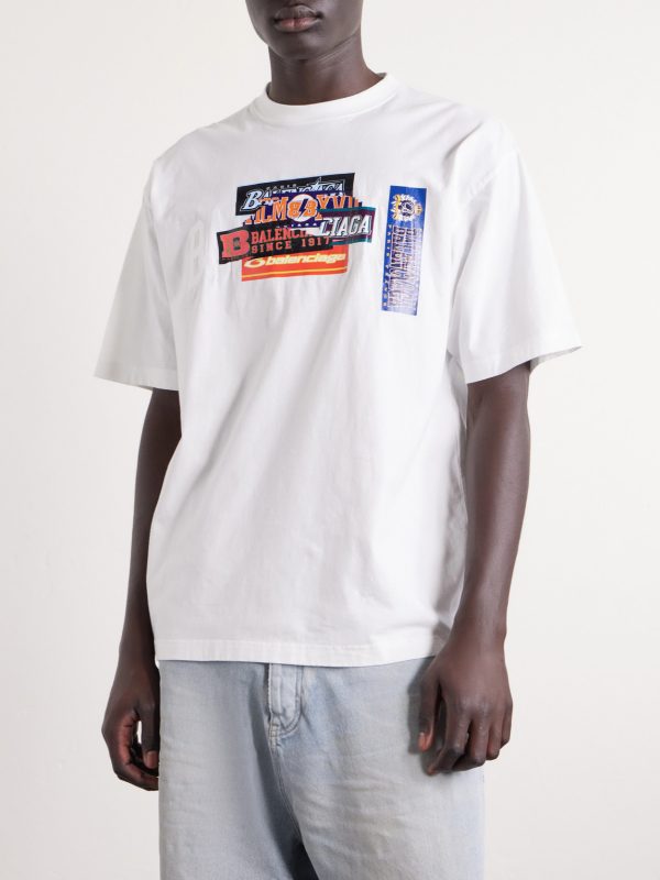 Printed Cotton-Jersey T-Shirt - FR Printed Cotton-Jersey T-Shirt - FR