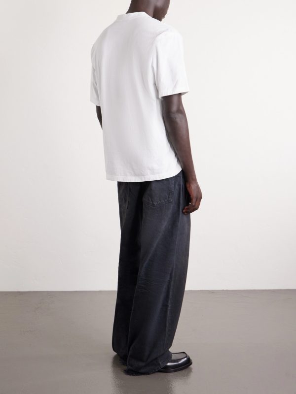 Oversized Printed Cotton-Jersey T-Shirt - BK Oversized Printed Cotton-Jersey T-Shirt - BK