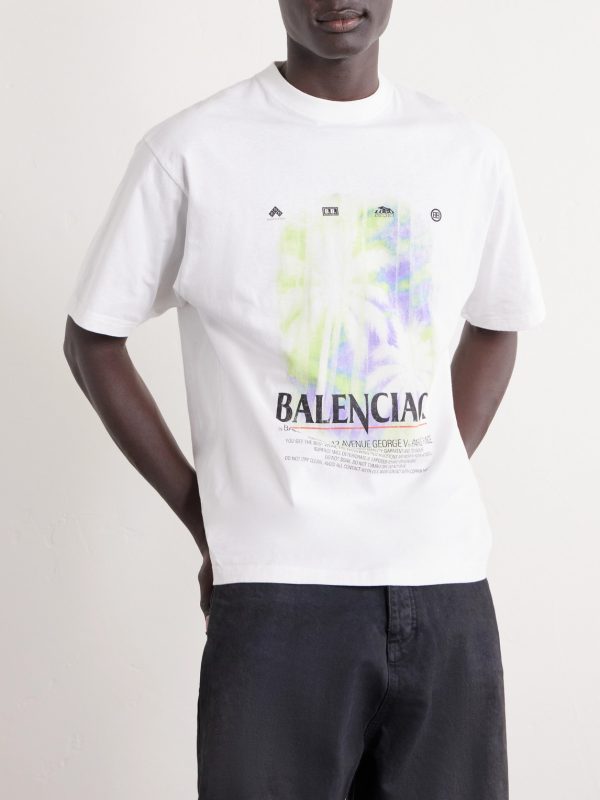 Oversized Printed Cotton-Jersey T-Shirt - FR Oversized Printed Cotton-Jersey T-Shirt - FR