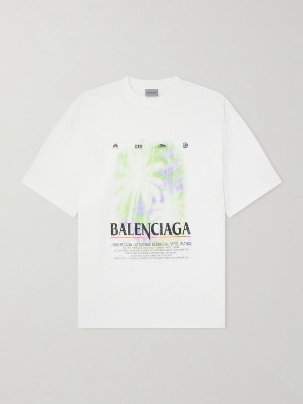 Oversized Printed Cotton-Jersey T-Shirt Oversized Printed Cotton-Jersey T-Shirt