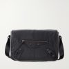 Le City Flap Small Arena Textured-Leather Messenger Bag