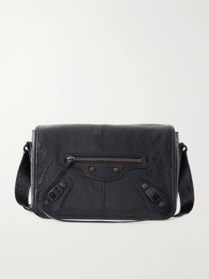 Le City Flap Small Arena Textured-Leather Messenger Bag Le City Flap Small Arena Textured-Leather Messenger Bag