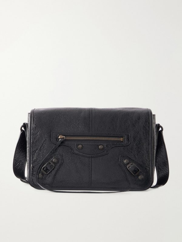 Le City Flap Small Arena Textured-Leather Messenger Bag