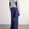 Wide-Leg Logo-Print Cotton-Blend Sweatpants - BK Wide-Leg Logo-Print Cotton-Blend Sweatpants - BK