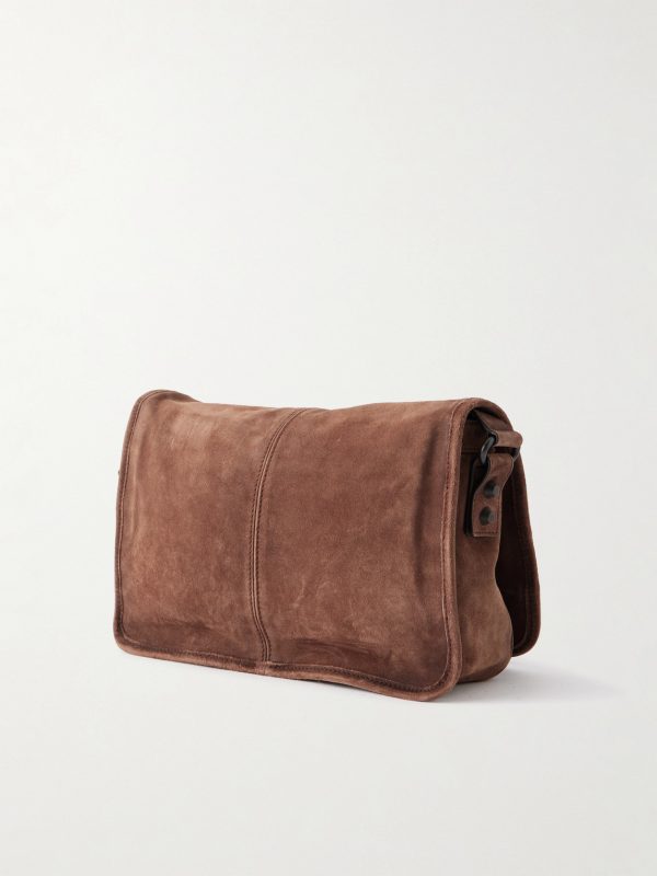 Le City Flap Messenger Leather Bag - BK Le City Flap Messenger Leather Bag - BK