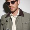 Round-Frame Acetate Sunglasses - OU Round-Frame Acetate Sunglasses - OU