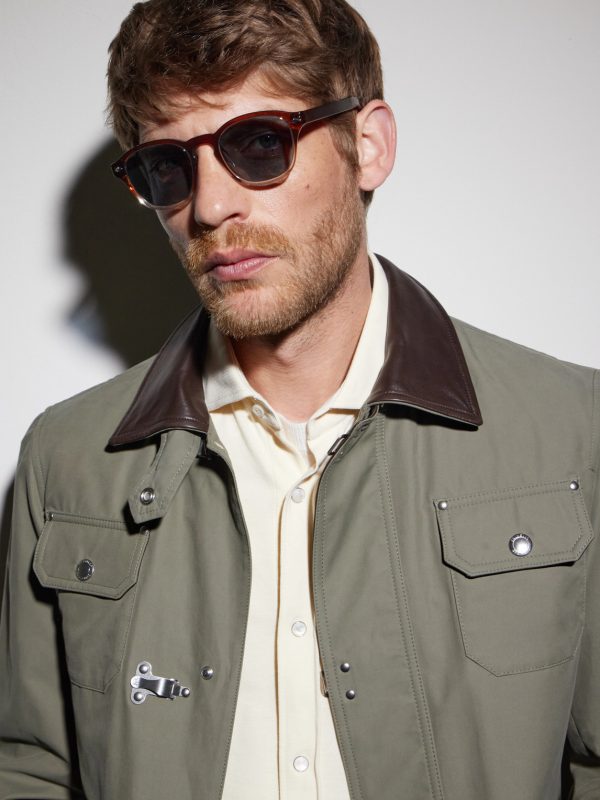 Round-Frame Acetate Sunglasses - OU Round-Frame Acetate Sunglasses - OU