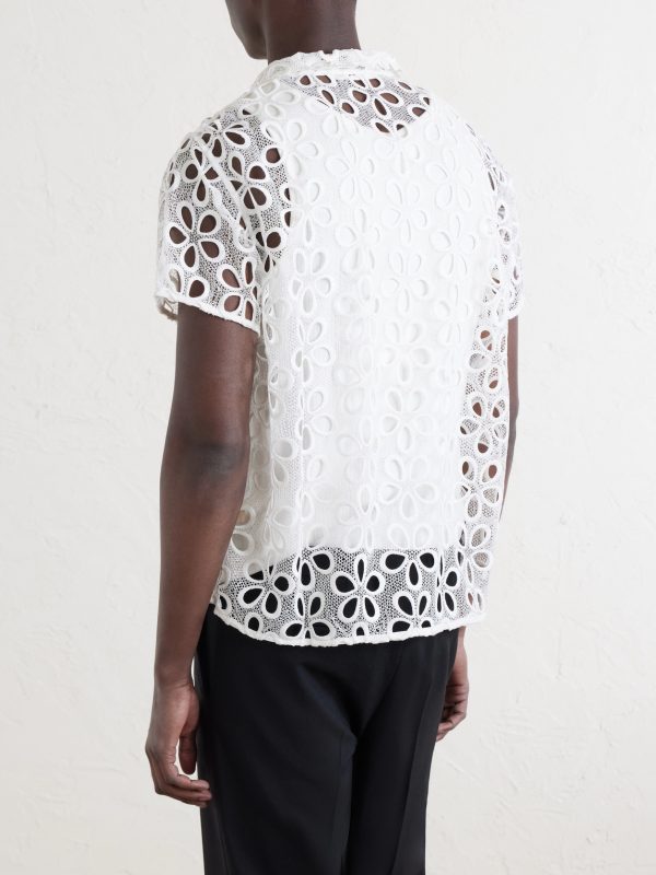 Primrose Cotton-Lace Shirt - BK Primrose Cotton-Lace Shirt - BK