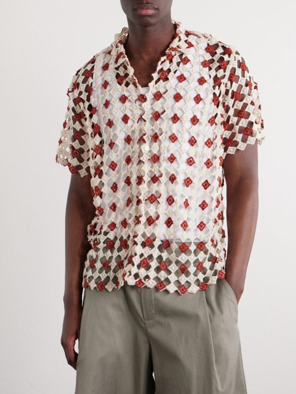 Cotton-Lace Shirt - FR