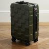 Odyssey 55cm Leather-Trimmed Intrecciato Polycarbonate Suitcase Odyssey 55cm Leather-Trimmed Intrecciato Polycarbonate Suitcase