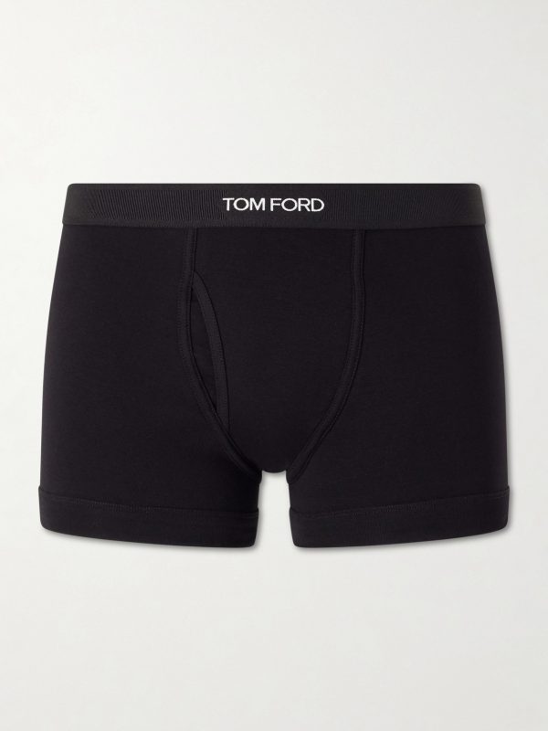 Stretch Cotton-Blend Jersey Boxer Briefs Stretch Cotton-Blend Jersey Boxer Briefs