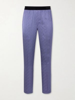Printed Silk-Blend Satin Pyjama Trousers Printed Silk-Blend Satin Pyjama Trousers