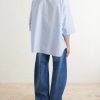 Soffia Striped Cotton-Poplin Shirt - BK Soffia Striped Cotton-Poplin Shirt - BK