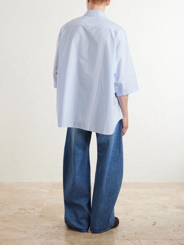 Soffia Striped Cotton-Poplin Shirt - BK Soffia Striped Cotton-Poplin Shirt - BK
