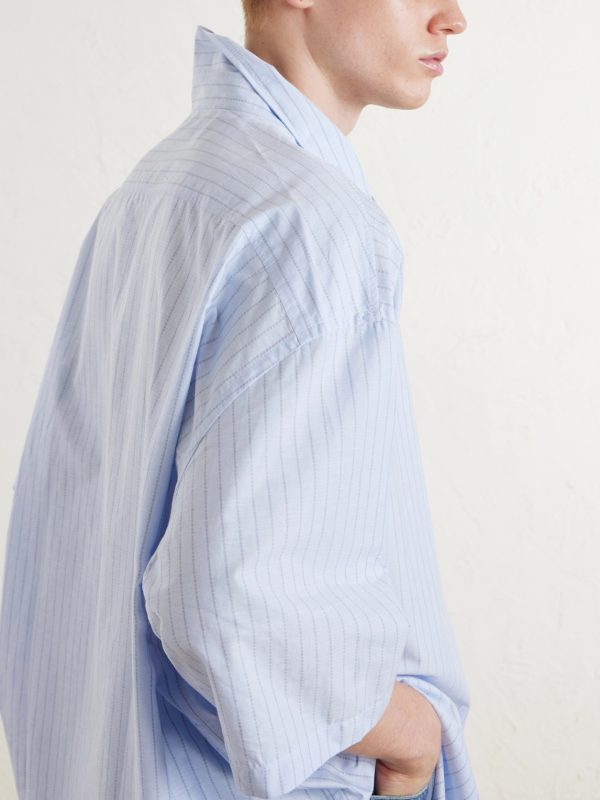 Soffia Striped Cotton-Poplin Shirt - CU Soffia Striped Cotton-Poplin Shirt - CU