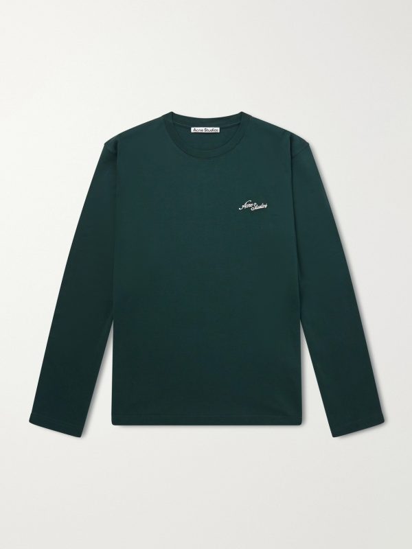 Logo-Embroidered Cotton-Jersey T-Shirt Logo-Embroidered Cotton-Jersey T-Shirt