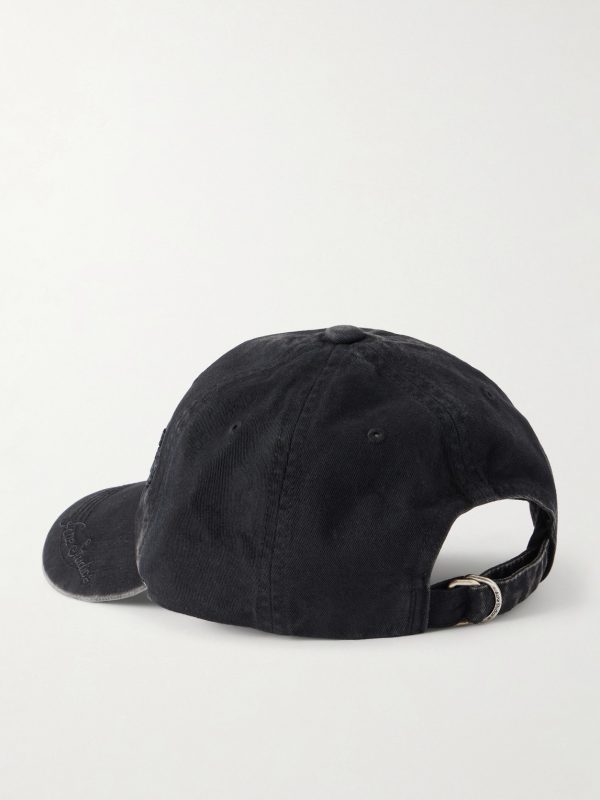 Carliy Venice Logo-Embroidered Cotton Cap - BK