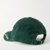 Carliy Venice Logo-Embroidered Cotton Cap - BK Carliy Venice Logo-Embroidered Cotton Cap - BK