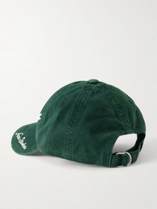 Carliy Venice Logo-Embroidered Cotton Cap - BK Carliy Venice Logo-Embroidered Cotton Cap - BK