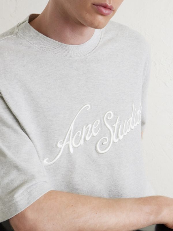 Logo-Embroidered Cotton-Piqué T-Shirt - CU