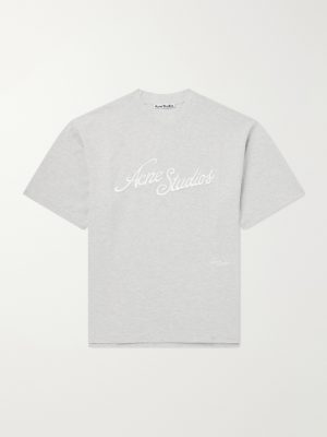Logo-Embroidered Cotton-Piqué T-Shirt