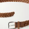 2cm Woven Suede Belt - E1 2cm Woven Suede Belt - E1