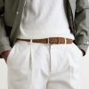 2cm Woven Suede Belt - OU 2cm Woven Suede Belt - OU