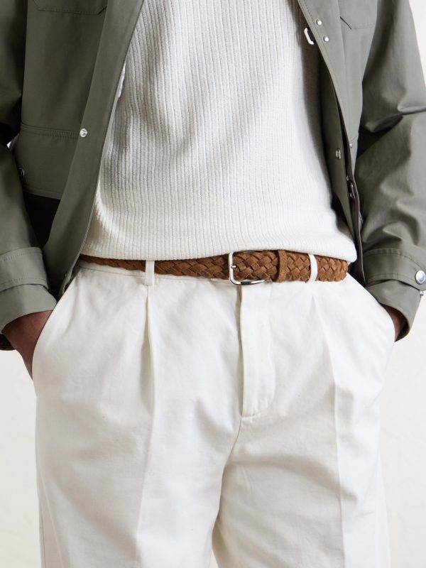 2cm Woven Suede Belt - OU 2cm Woven Suede Belt - OU