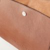 Leather-Trimmed Suede Tote Bag - CU Leather-Trimmed Suede Tote Bag - CU