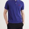 Logo-Embroidered Cotton-Piqué Polo Shirt - FR Logo-Embroidered Cotton-Piqué Polo Shirt - FR