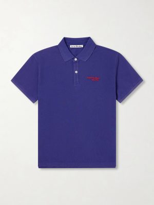 Logo-Embroidered Cotton-Piqué Polo Shirt Logo-Embroidered Cotton-Piqué Polo Shirt