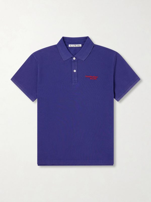 Logo-Embroidered Cotton-Piqué Polo Shirt Logo-Embroidered Cotton-Piqué Polo Shirt