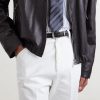 2cm Woven Leather Belt - OU 2cm Woven Leather Belt - OU