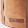 Leather-Trimmed Suede Backpack - CU