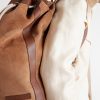 Leather-Trimmed Suede Backpack - OU2