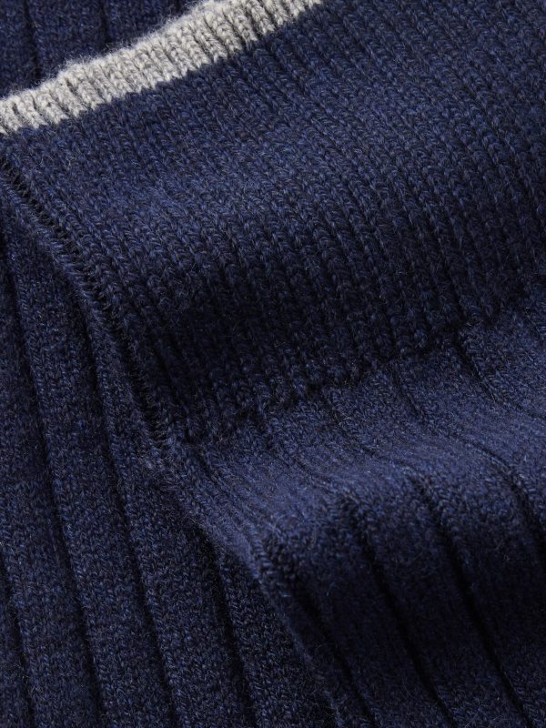Ribbed Cashmere Socks - CU
