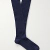Ribbed Cashmere Socks