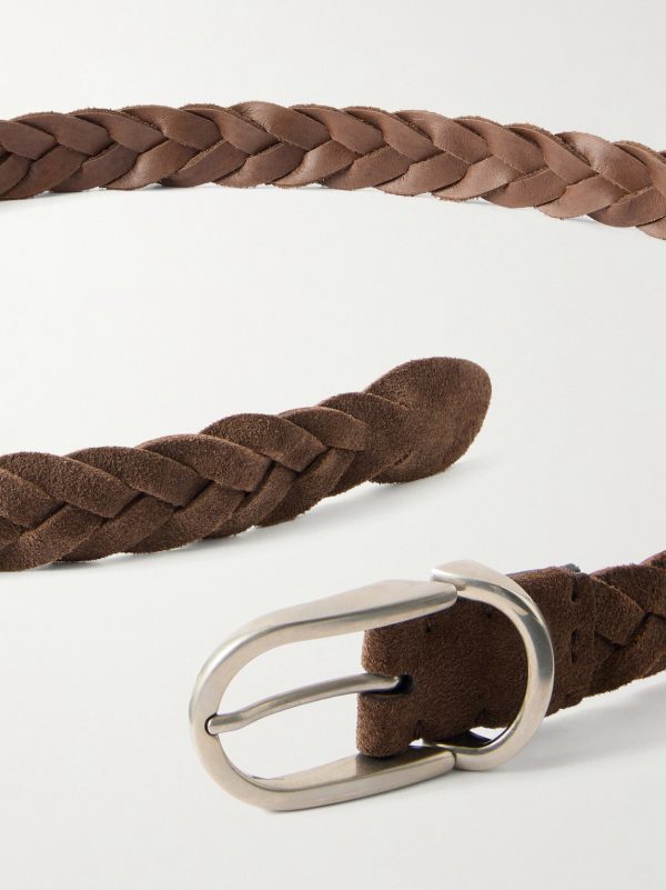 3cm Woven Suede Belt - E1 3cm Woven Suede Belt - E1