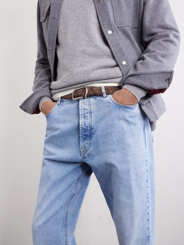 3cm Woven Suede Belt - OU 3cm Woven Suede Belt - OU