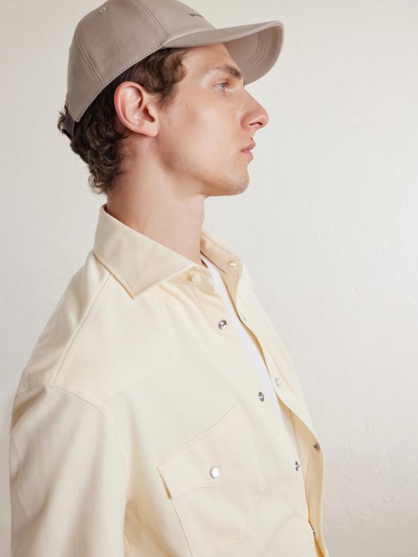 Logo-Embroidered Leather-Trimmed Cotton-Twill Baseball Cap - FR Logo-Embroidered Leather-Trimmed Cotton-Twill Baseball Cap - FR