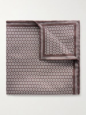 Printed Silk Pocket Square Printed Silk Pocket Square
