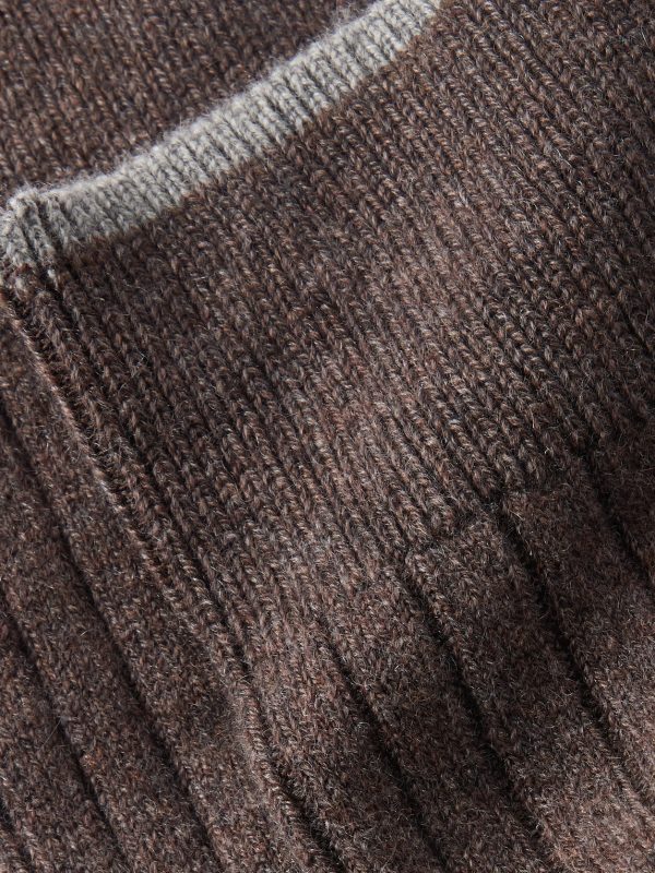 Ribbed Cashmere Socks - CU Ribbed Cashmere Socks - CU