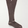 Ribbed Cashmere Socks Ribbed Cashmere Socks